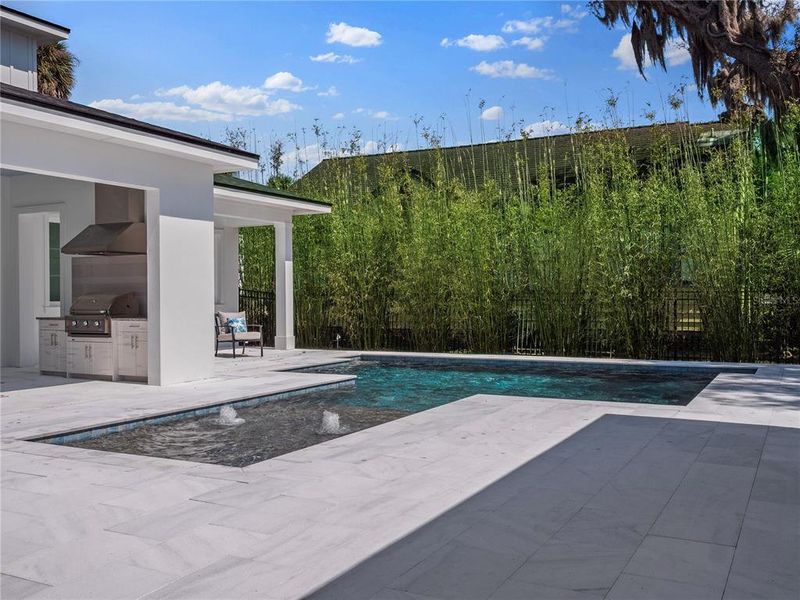 Exterior details and patio area of a home in , Oakland (Image 36).
