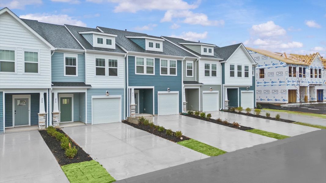Front exterior of a new home in Silo Ridge, Anderson, SC, highlighting curb appeal (Image 2).