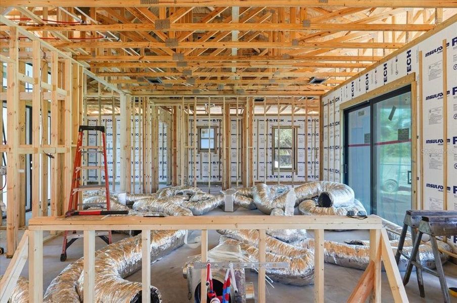 In-progress construction of a new home in , Avon Park, FL (Image 32).
