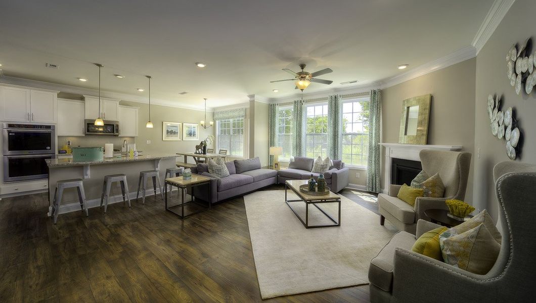 Representative furnished interior of a home built from the Fleetwood by D.R. Horton in Cantrell Hills, Hendersonville (Image 19). Representative furnished interior of a home built from the Fleetwood by D.R. Horton in Cantrell Hills, Hendersonville (Image 19).