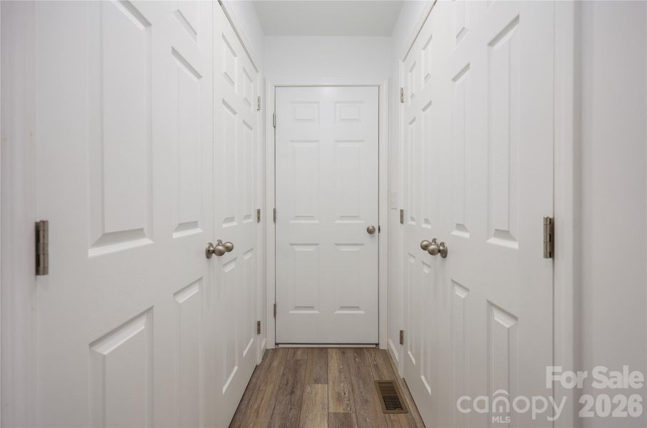Laundry closet and additional closet
