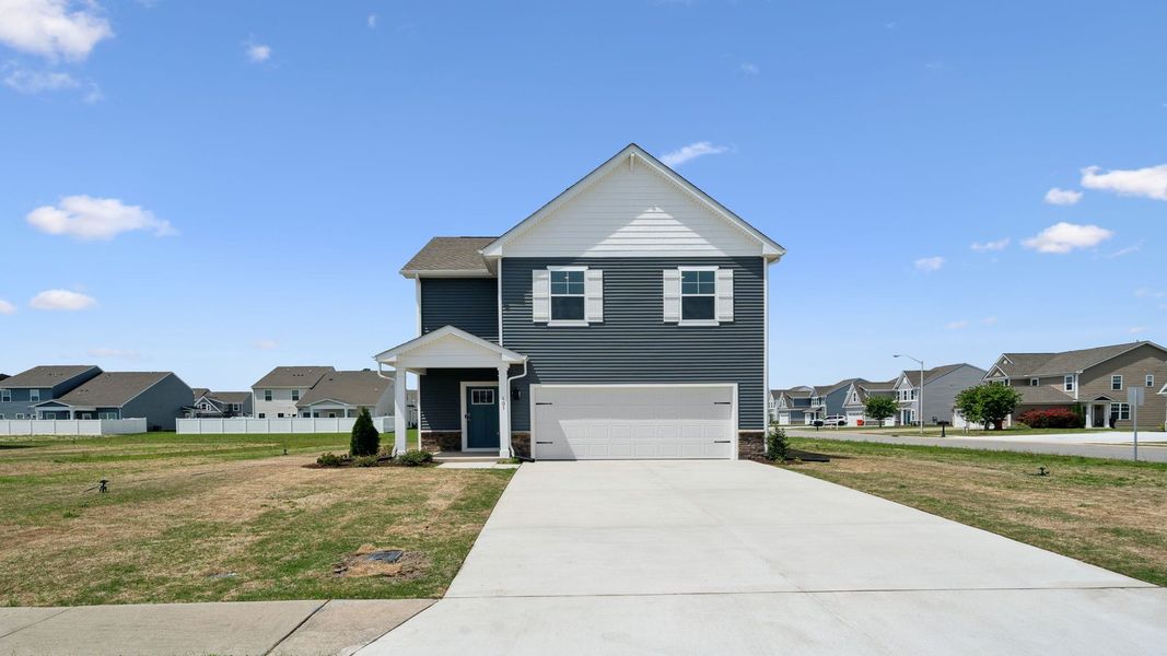 Representative exterior photo of a completed home built from the Pine by D.R. Horton in Tooley Harbor, Elizabeth City, NC (Image 20).