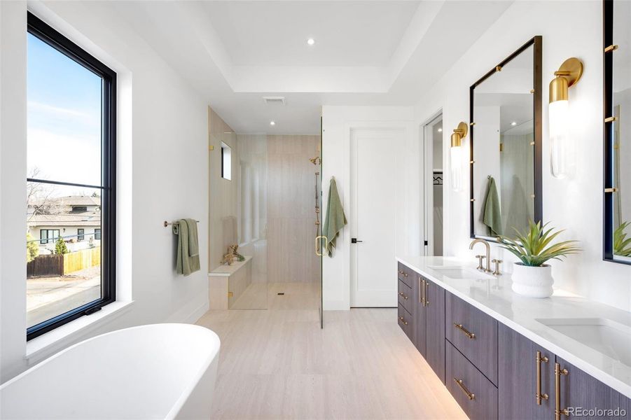 Furnished interior view inside a new home in , Denver (Image 19).