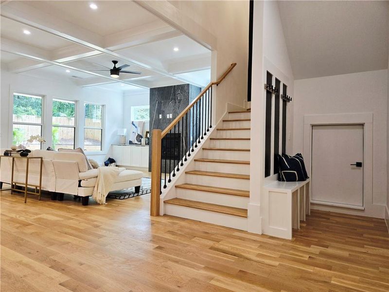 Furnished interior view inside a new home in , Atlanta (Image 9). Furnished interior view inside a new home in , Atlanta (Image 9).