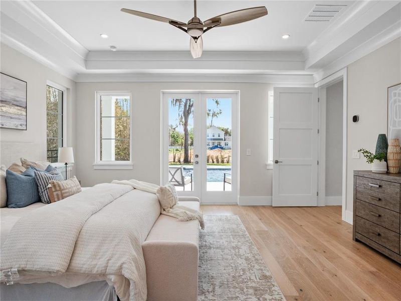 Furnished interior view inside a new home in , Oakland (Image 50).
