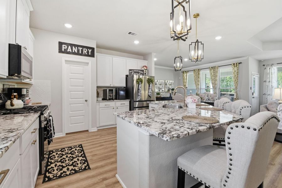 Furnished interior view inside a new home in , Cleveland (Image 5).