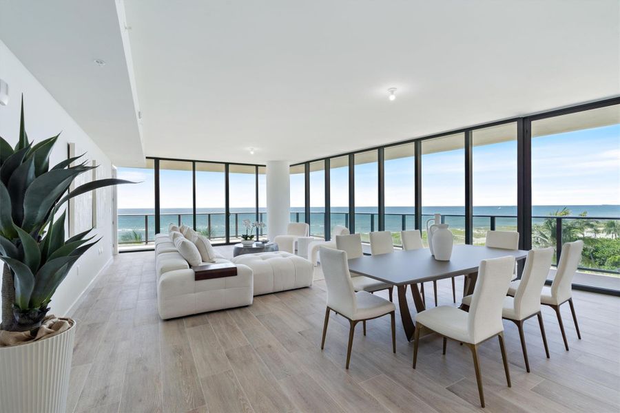 Furnished interior view inside a new home in Casamar, Pompano Beach (Image 7).