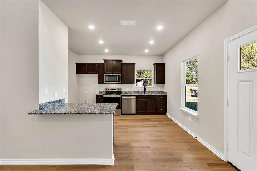 Furnished interior view inside a new home in , Longview (Image 7). Furnished interior view inside a new home in , Longview (Image 7).