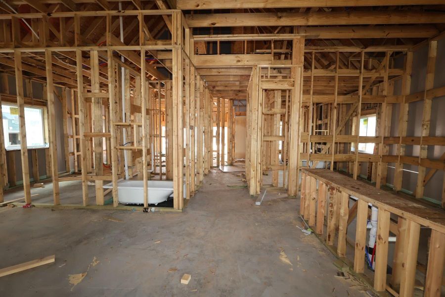 In-progress construction of a new home in Harvest Green - Reserve Collection, Richmond, TX (Image 5).