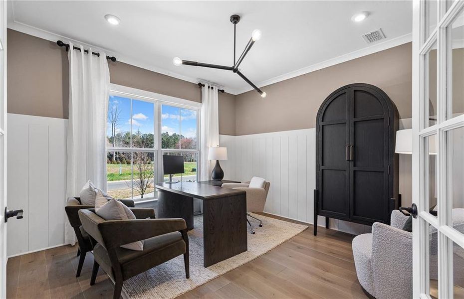 Furnished interior view inside a new home in Berkeley Mill, Cumming (Image 3).