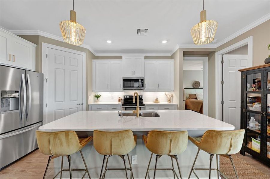 Furnished interior view inside a new home in , North Fort Myers (Image 5).