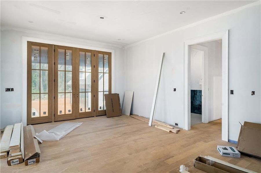 In-progress construction of a new home in , Milton, GA (Image 37).