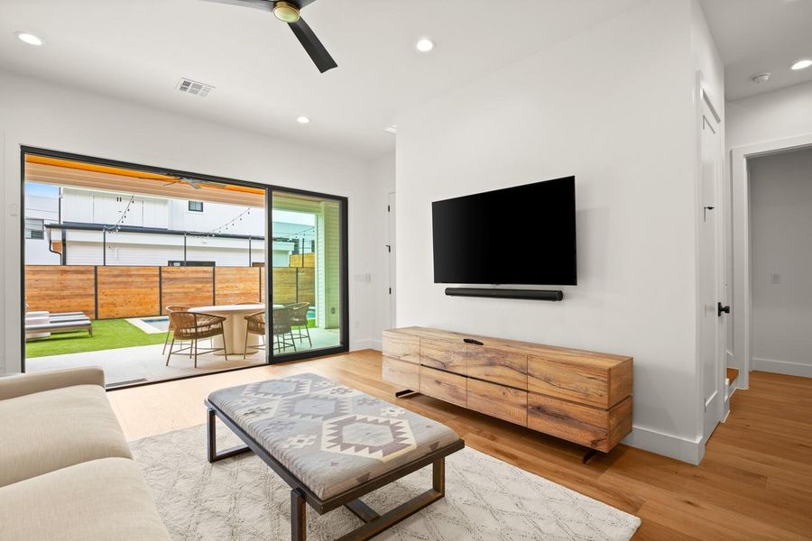 Furnished interior view inside a new home in , Austin (Image 30).
