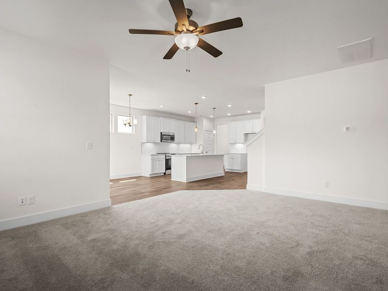 Spacious, unfurnished interior of a new home in Woods Crossing, Gallatin (Image 73).