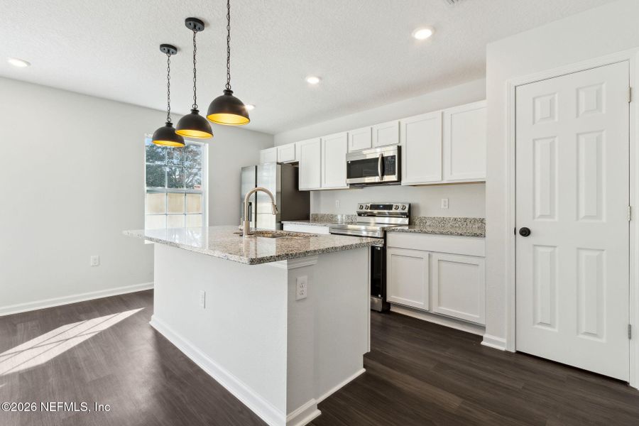 Furnished interior view inside a new home in , Jacksonville (Image 3).
