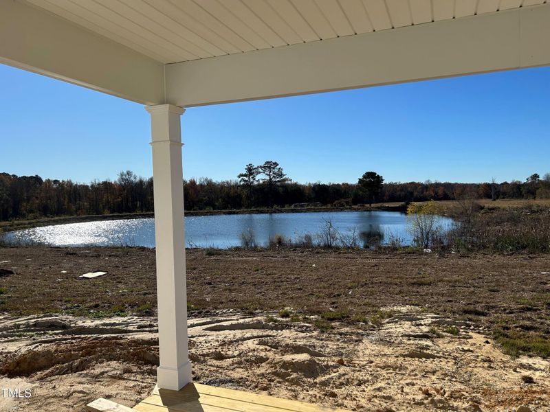 View from rear porch