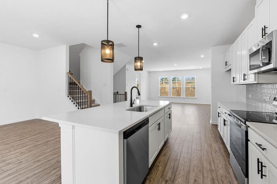Furnished interior view inside a new home in Auburn Glen, Dacula (Image 10).