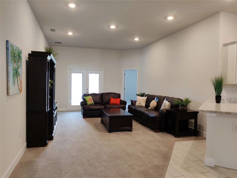 Furnished interior view inside a new home in Sunset Landing, Spring Hill (Image 8).