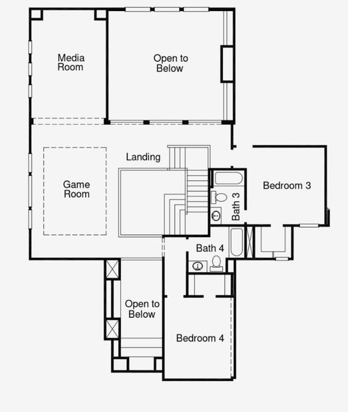 2nd floorplan - Representative Photo