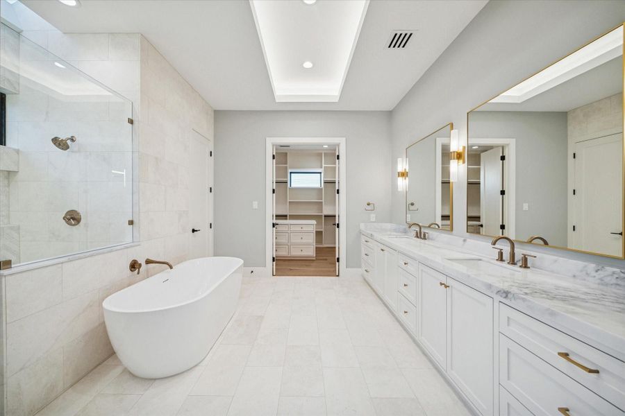 Furnished interior view inside a new home in , Houston (Image 10).