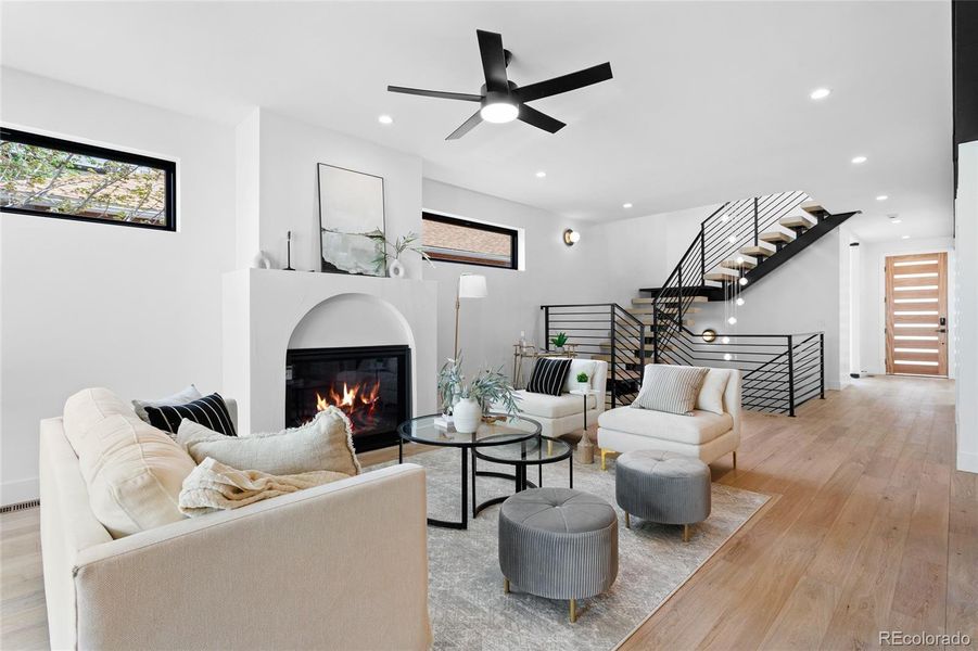 Furnished interior view inside a new home in , Denver (Image 4).