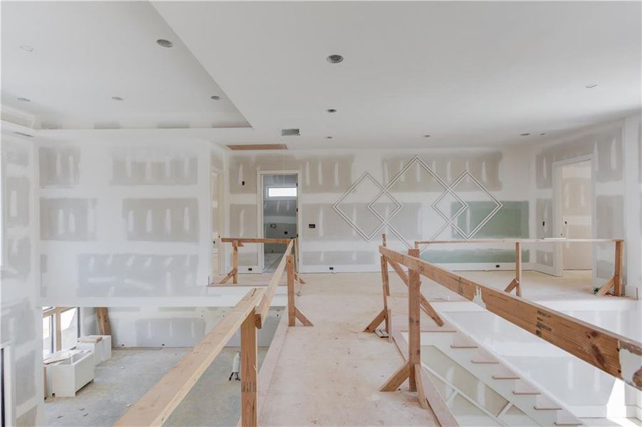 In-progress construction of a new home in , Sugar Hill, GA (Image 30).