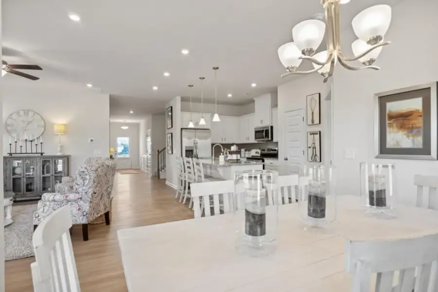 Furnished interior view inside a new home in Allen Manor, Hoschton (Image 27).