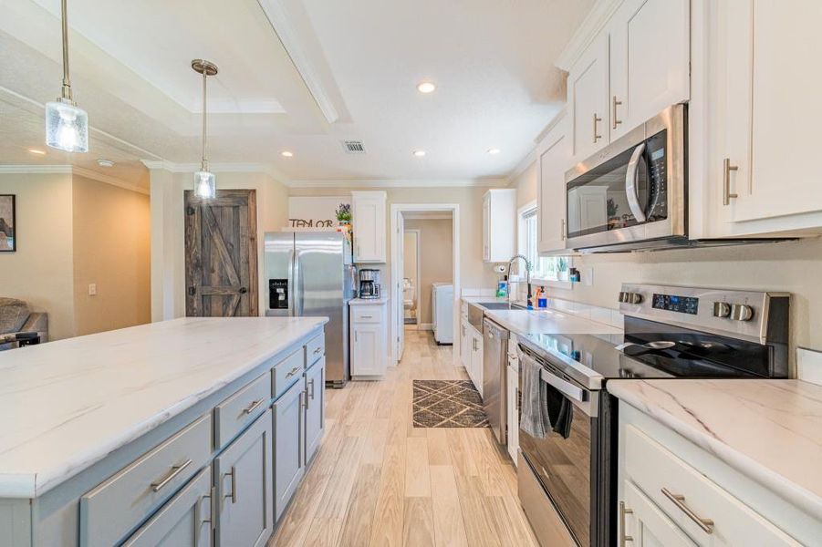 Furnished interior view inside a new home in , Madison (Image 26).