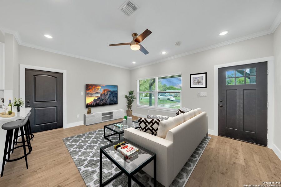 Furnished interior view inside a new home in , San Antonio (Image 5).