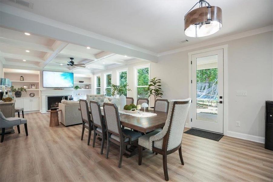 Furnished interior view inside a new home in , Acworth (Image 67).