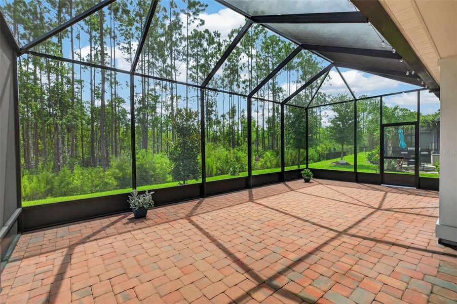 Exterior details and patio area of a home in Reverie at Palm Coast, Palm Coast (Image 28).