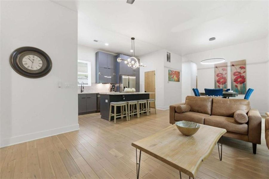 Furnished interior view inside a new home in , Atlanta (Image 16).