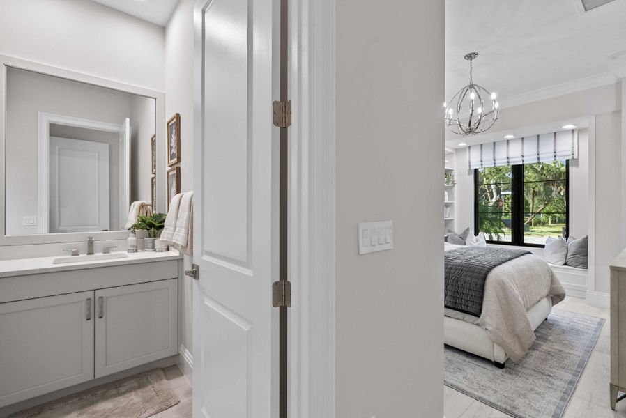 2D floor plan layout for the Seabreeze Grande by GHO Homes in Seaglass, Vero Beach, FL (Image 101).