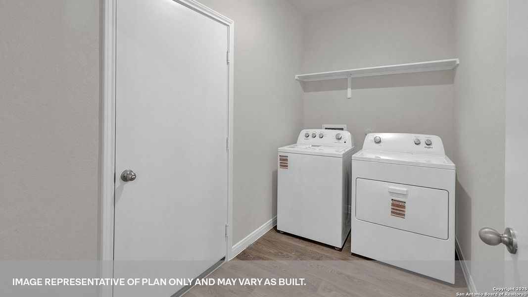 Furnished interior view inside a new home in Whisper South, San Marcos (Image 7).