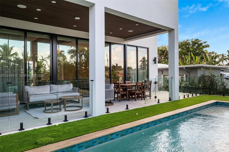 Exterior details and patio area of a home in , Surfside (Image 25).