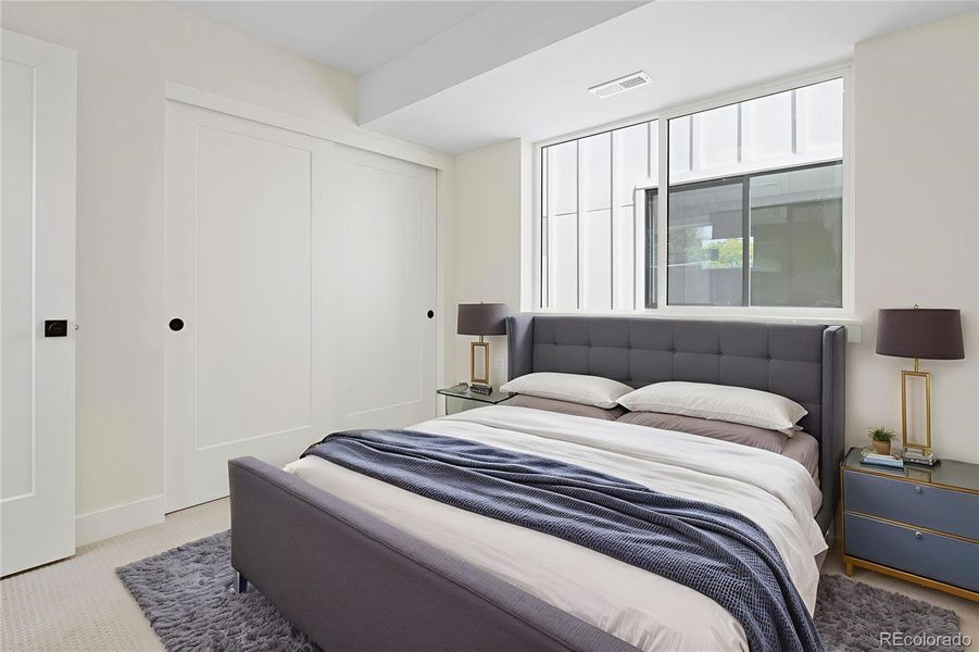 Furnished interior view inside a new home in , Denver (Image 10).