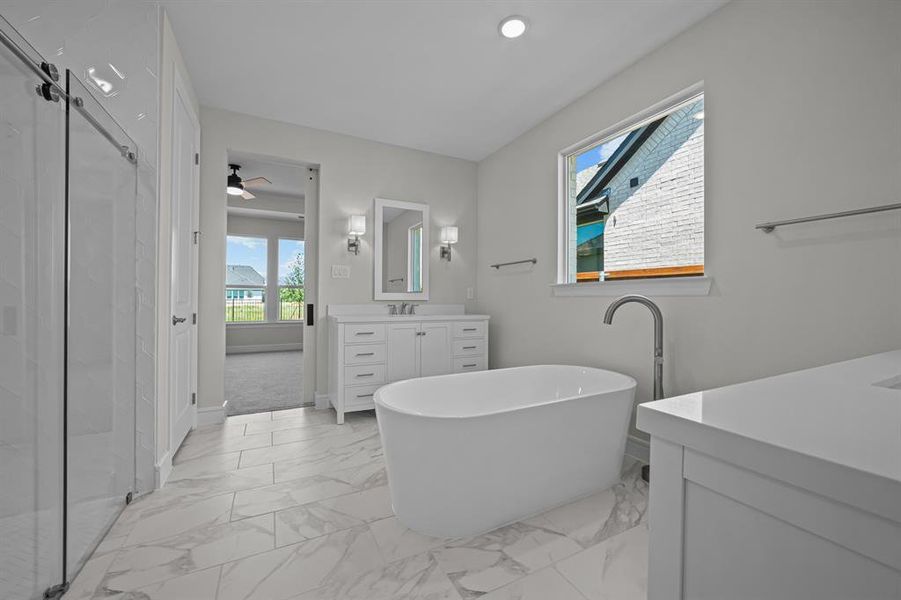 Furnished interior view inside a new home in Wellington, Haslet (Image 28).