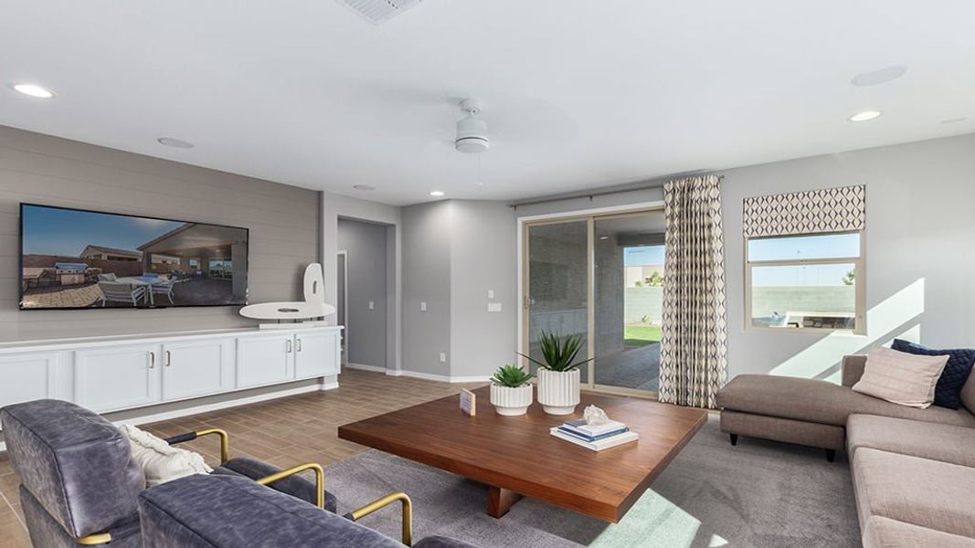 Representative furnished interior of a home built from the Sterling by Taylor Morrison in Paradisi Encore Collection, Surprise (Image 10).