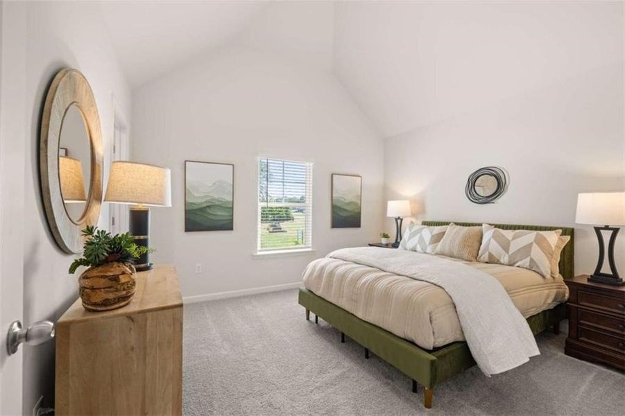 Furnished interior view inside a new home in Kingsmere Estates, Loganville (Image 16).