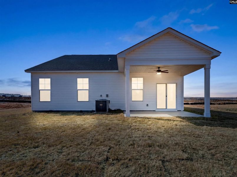 Exterior details and patio area of a home in Old Charleston Acres, Pelion (Image 4).