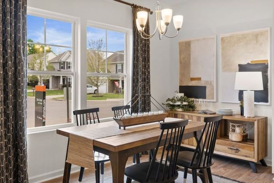 Representative furnished interior of a home built from the Dawson by True Homes in Tanglewood East, Angier (Image 11).