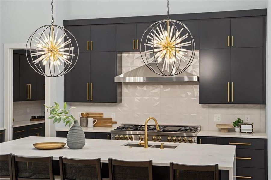 Furnished interior view inside a new home in , Marietta (Image 6).