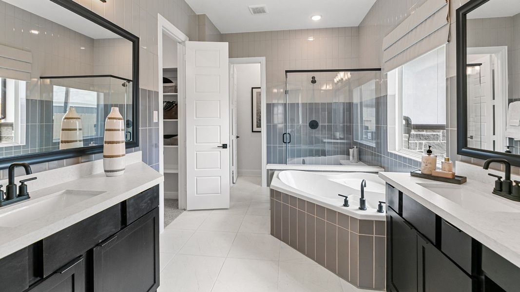 Representative furnished interior of a home built from the Magnolia by DRB Homes in Wildrye, Waller (Image 13). Representative furnished interior of a home built from the Magnolia by DRB Homes in Wildrye, Waller (Image 13).