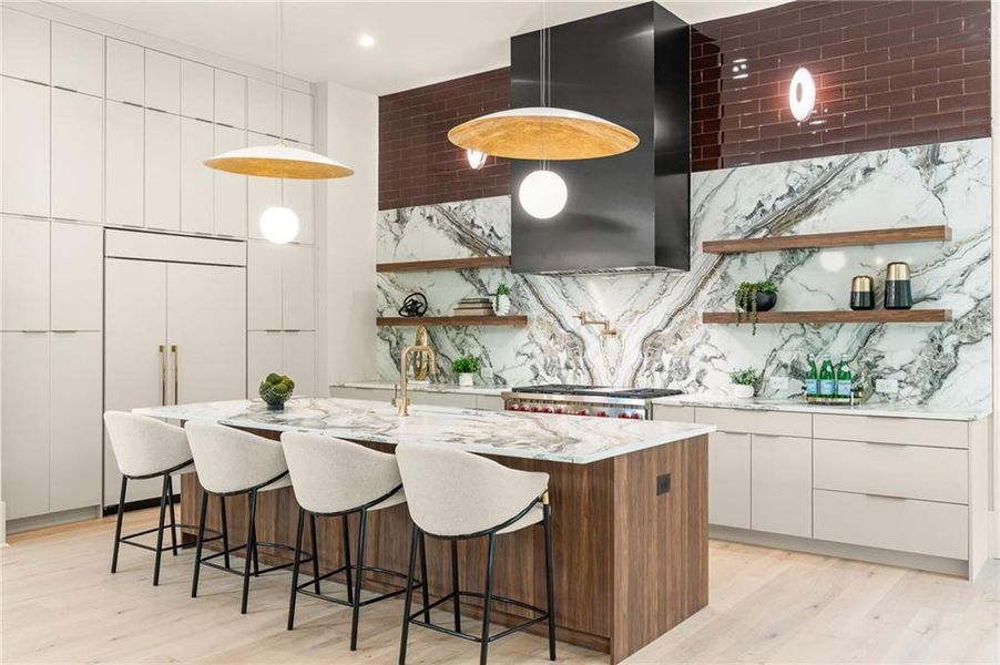 Furnished interior view inside a new home in , Atlanta (Image 13).