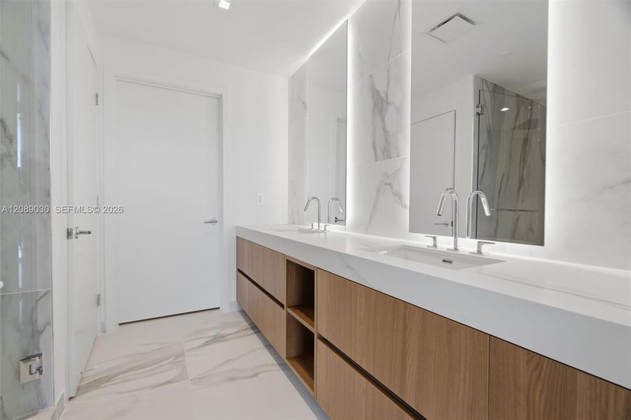 Furnished interior view inside a new home in , Miami (Image 5).