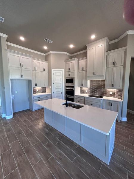 Furnished interior view inside a new home in , Poolville (Image 12).