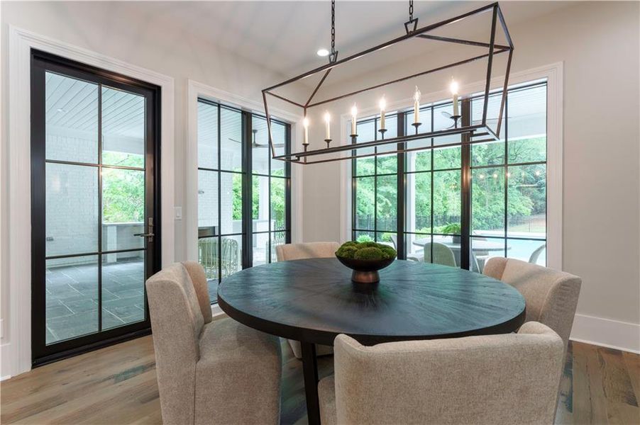 Furnished interior view inside a new home in , Atlanta (Image 14).