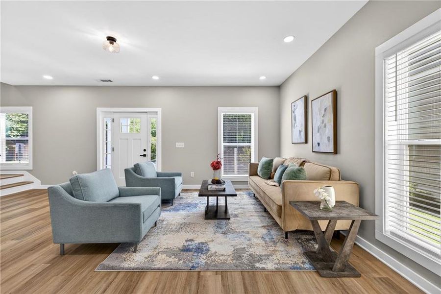 Furnished interior view inside a new home in , Hapeville (Image 30).