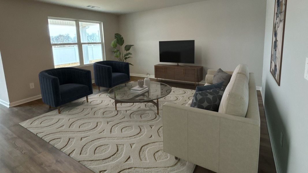 Furnished interior view inside a new home in The Parks, White House (Image 14).