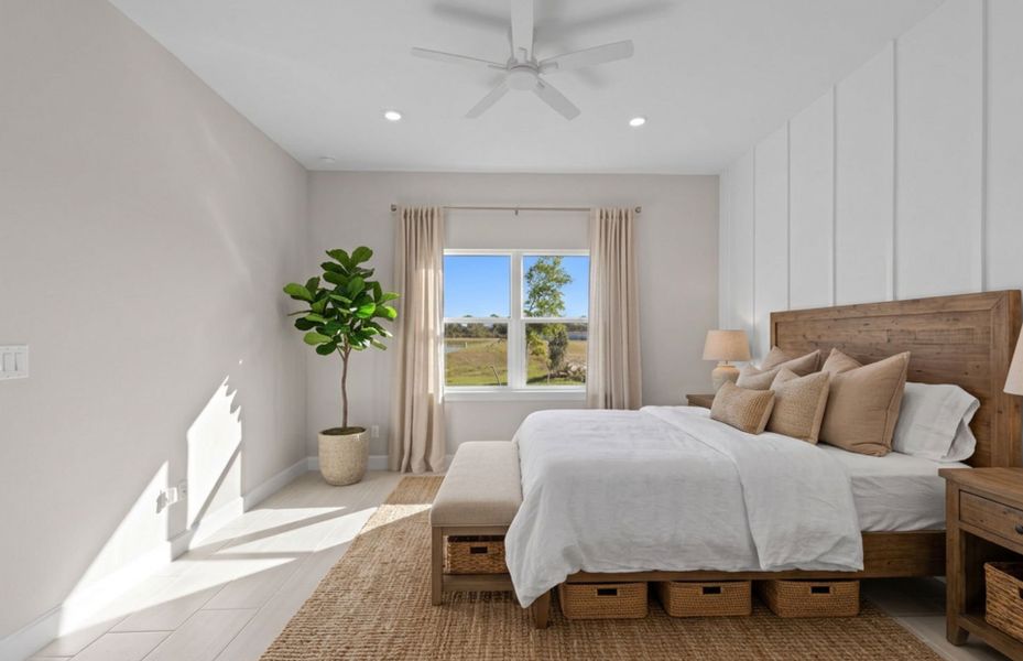 Furnished interior view inside a new home in Shores at Stillwater, Englewood (Image 12).